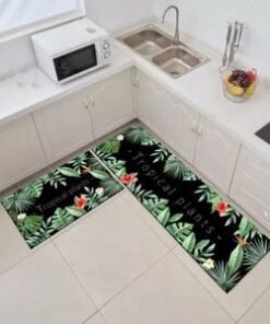 Elegant 2pcs Kitchen Mat/Rug